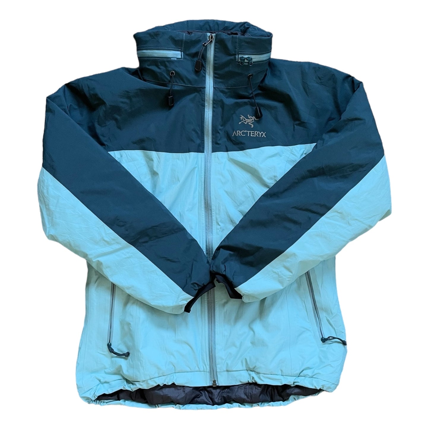 Women's M Two-Tone Blue Heavyweight Arcteryx Goretex Jacket