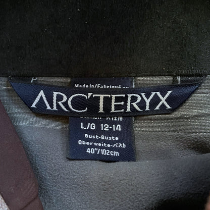 Women's L / Men's M Burgundy Arcteryx Goretex Jacket