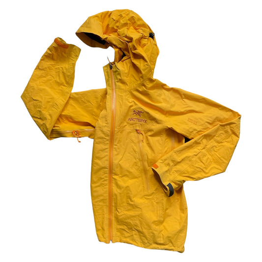 Women's S Yellow Arcteryx Goretex Jacket