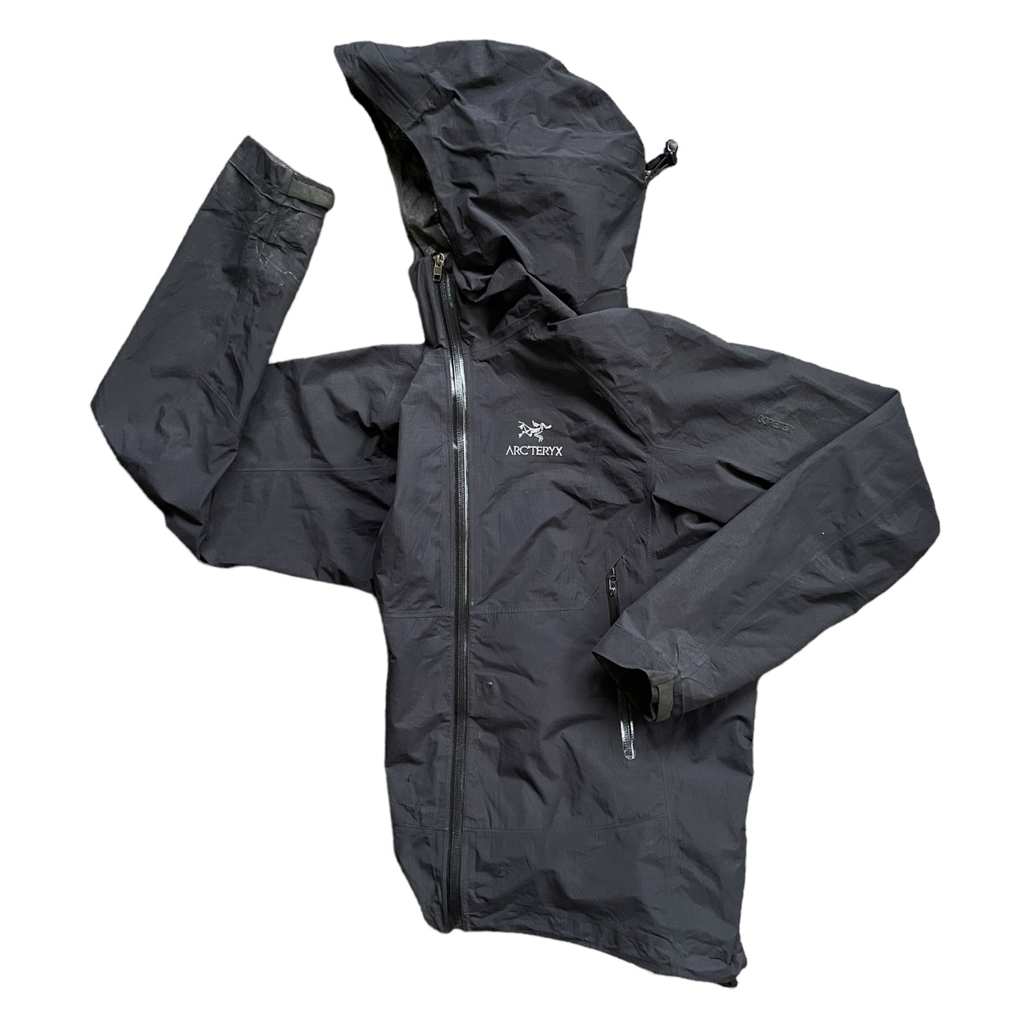 Women's L / Men's M Black Arcteryx Goretex Jacket