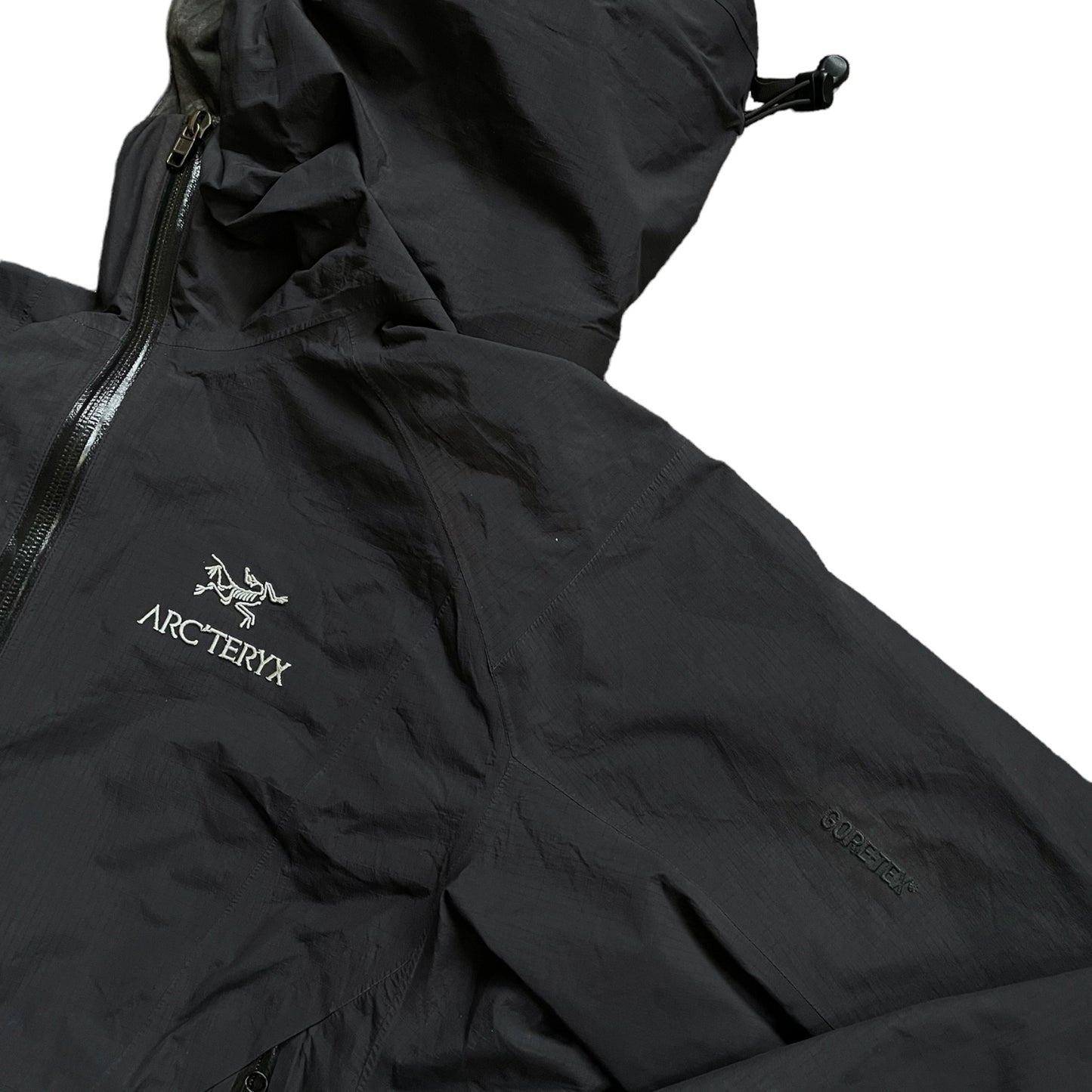 Women's L / Men's M Black Arcteryx Goretex Jacket