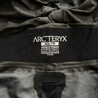 Women's XS Black Arcteryx goretex jacket