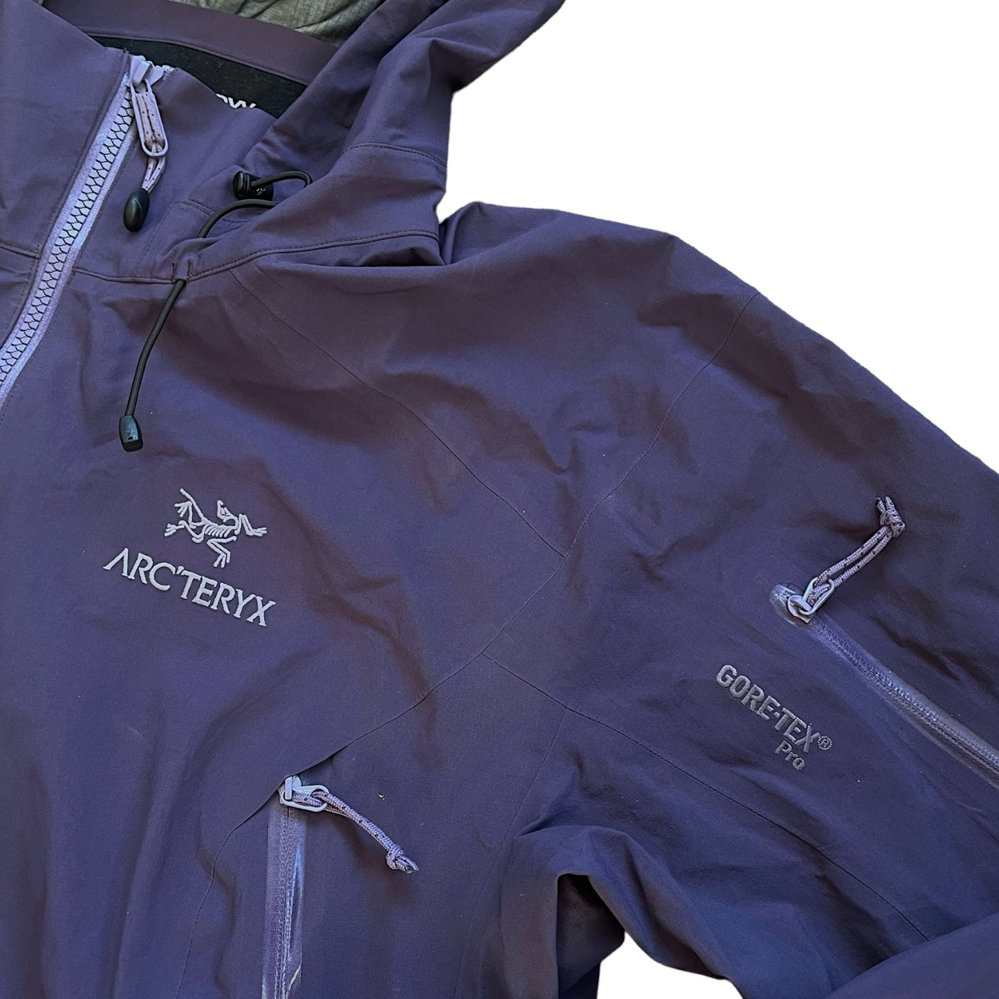 Womens XL / Men's L Purple Arcteryx Goretex Jacket